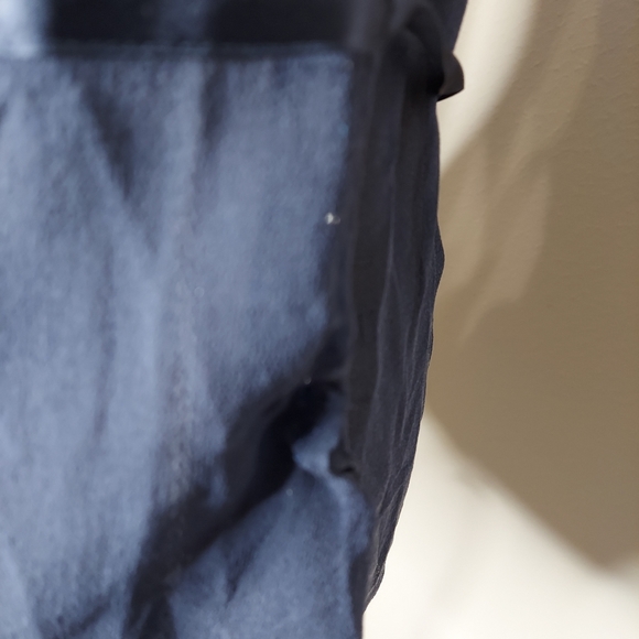 NWT BCBGMaxAzria Blue Sheer Silk Chiffon Top "Defect" 3/4 Sleeves Long Top S - Picture 4 of 9